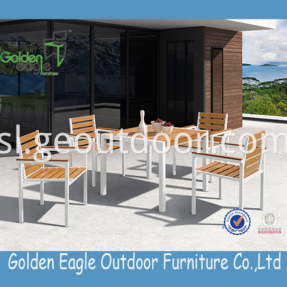 Polywood Aluminium garden dining Furniture